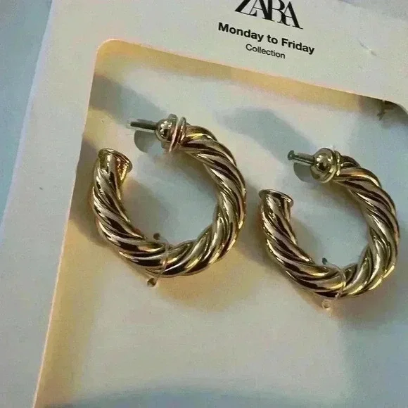 🔥🔥zara hoops earrings - Picture 6 of 7